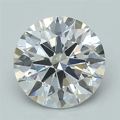 3.05ct F VS1 Rare Carat Ideal Cut Round Lab Grown Diamond