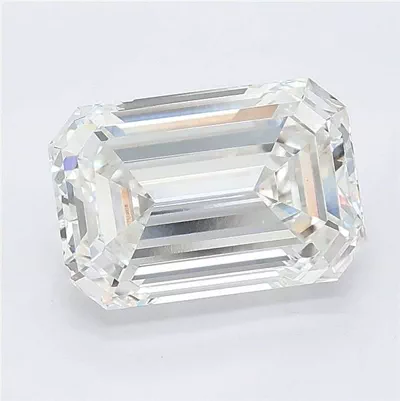 2.59ct F VS1 Rare Carat Ideal Cut Emerald Lab Grown Diamond