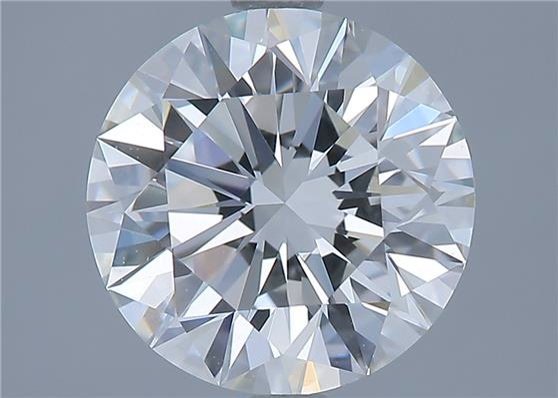 2.45ct G IF Rare Carat Ideal Cut Round Diamond