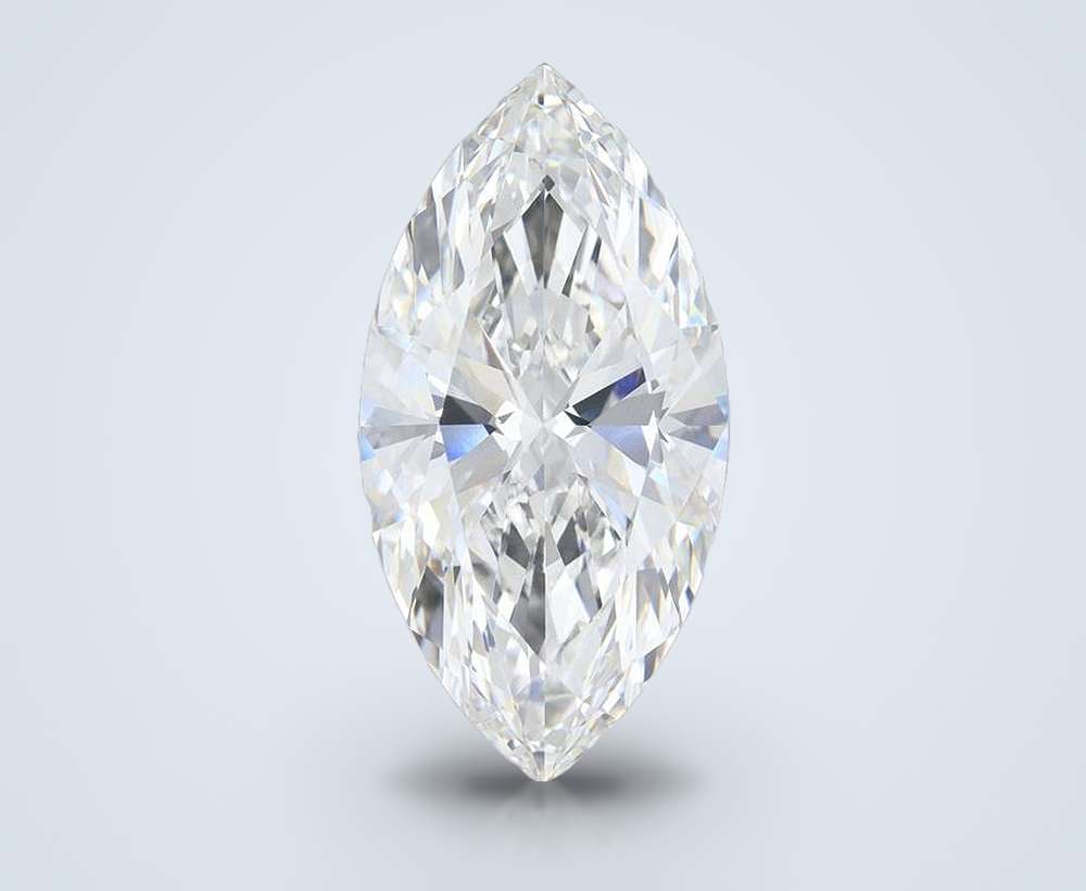 15.17ct E VVS2 Rare Carat Ideal Cut Marquise Lab Grown Diamond