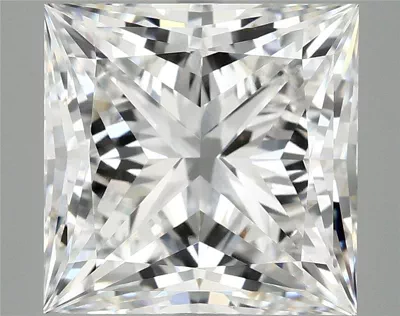 7.81ct E VVS2 Rare Carat Ideal Cut Princess Lab Grown Diamond