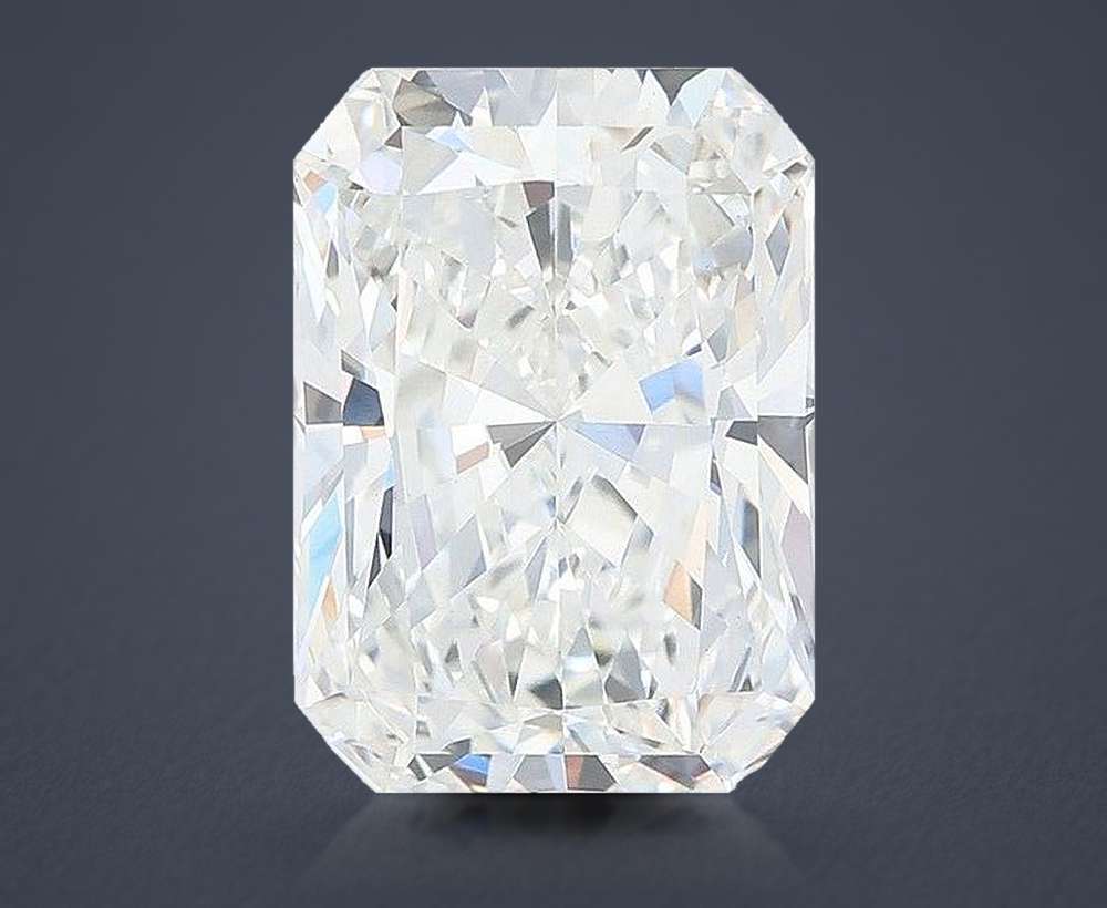5.77ct E VS1 Rare Carat Ideal Cut Radiant Lab Grown Diamond