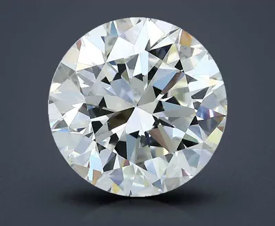 4.30ct J SI1 Good Cut Round Diamond