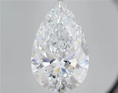29.13ct E VS2 Rare Carat Ideal Cut Pear Lab Grown Diamond