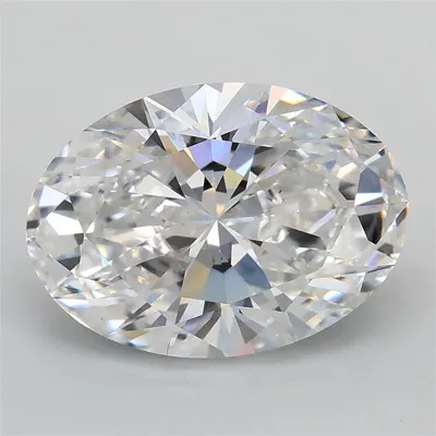 2.58ct E VS1 Rare Carat Ideal Cut Oval Lab Grown Diamond