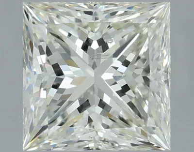 2.00ct K SI2 Rare Carat Ideal Cut Princess Diamond