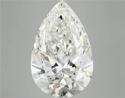 10.18ct F VVS2 Rare Carat Ideal Cut Pear Lab Grown Diamond