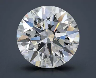 3.06ct D VS2 Rare Carat Ideal Cut Round Lab Grown Diamond