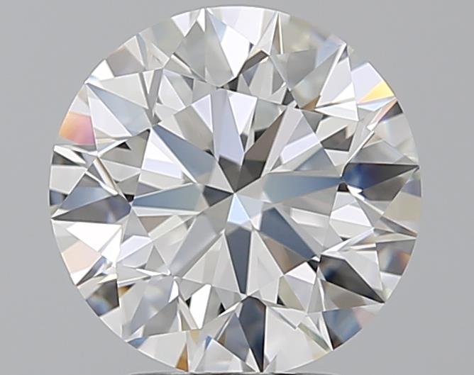 3.01ct E VVS2 Rare Carat Ideal Cut Round Diamond