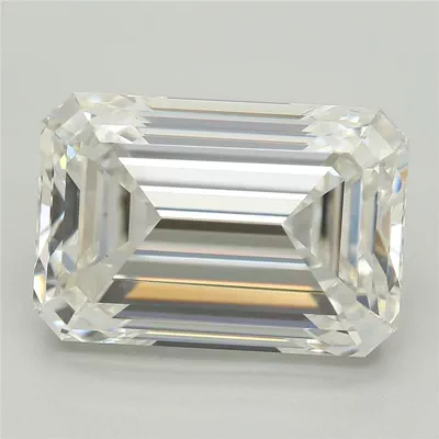 5.36ct F VS1 Excellent Cut Emerald Lab Grown Diamond