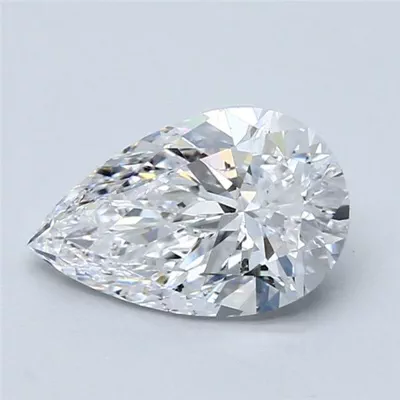 1.71ct D SI2 Rare Carat Ideal Cut Pear Diamond