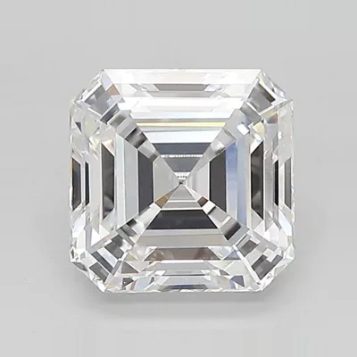 2.04ct E VVS2 Rare Carat Ideal Cut Asscher Lab Grown Diamond