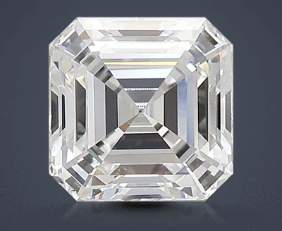 2.04ct E VVS2 Rare Carat Ideal Cut Asscher Lab Grown Diamond