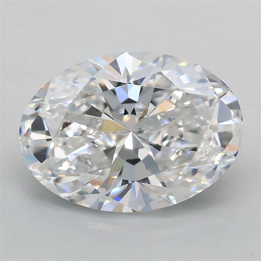 2.08ct D VS1 Rare Carat Ideal Cut Oval Lab Grown Diamond