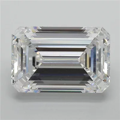 10.30ct E VVS2 Rare Carat Ideal Cut Emerald Lab Grown Diamond
