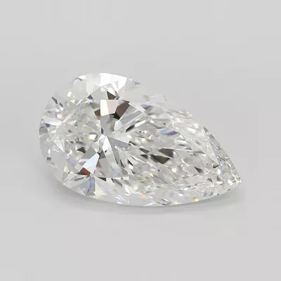 5.53ct E VS1 Rare Carat Ideal Cut Pear Lab Grown Diamond