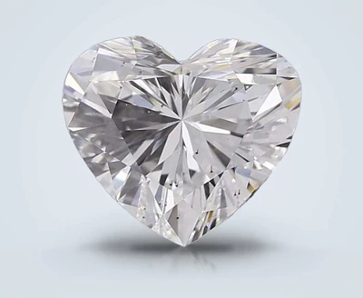 1.09ct E SI1 Rare Carat Ideal Cut Heart Lab Grown Diamond