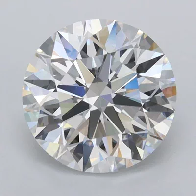 2.01ct D FL Rare Carat Ideal Cut Round Lab Grown Diamond