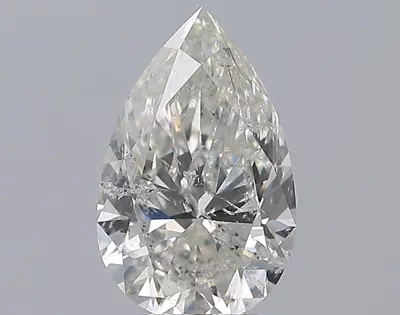 2.21ct H SI2 Rare Carat Ideal Cut Pear Diamond
