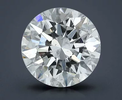 2.01ct E SI2 Rare Carat Ideal Cut Round Diamond