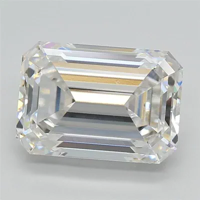 5.10ct G VS1 Rare Carat Ideal Cut Emerald Lab Grown Diamond