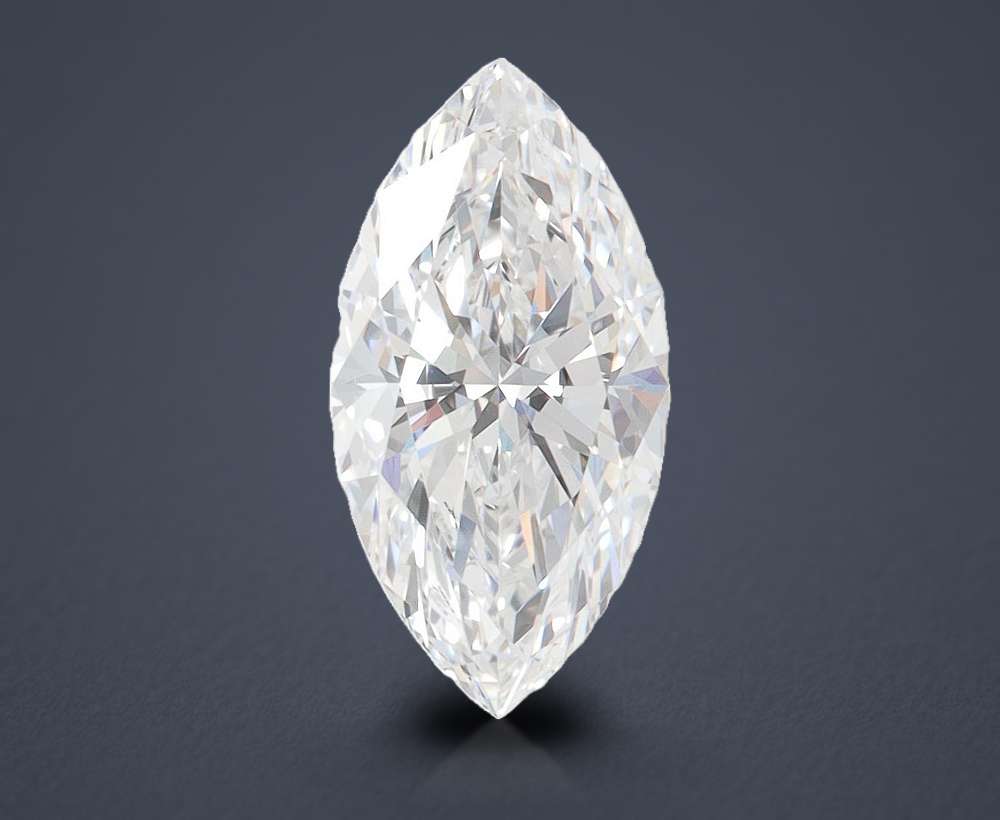 2.50ct D FL Rare Carat Ideal Cut Marquise Lab Grown Diamond