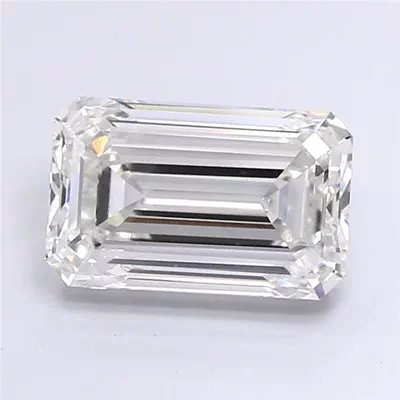 5.00ct F VS1 Rare Carat Ideal Cut Emerald Lab Grown Diamond
