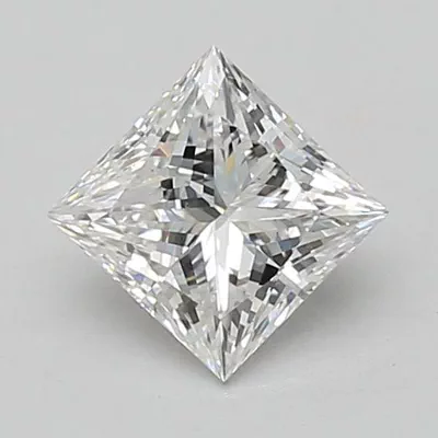 0.98ct D VS2 Rare Carat Ideal Cut Princess Lab Grown Diamond