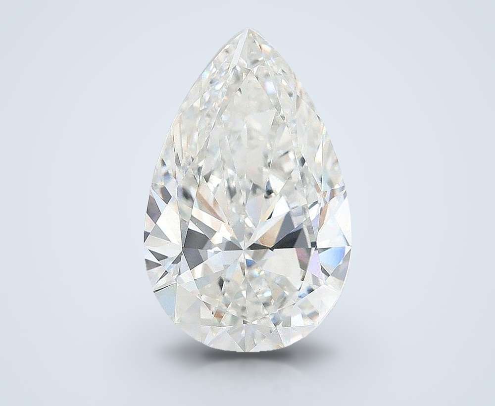 13.01ct F VVS2 Rare Carat Ideal Cut Pear Lab Grown Diamond