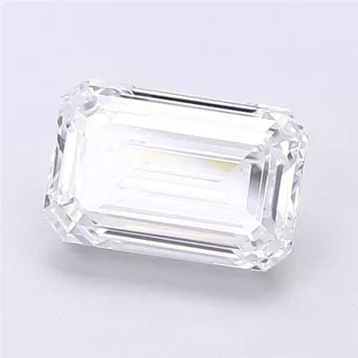 2.01ct D VVS2 Rare Carat Ideal Cut Emerald Lab Grown Diamond