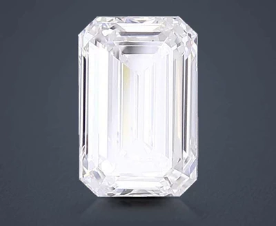 2.01ct D VVS2 Rare Carat Ideal Cut Emerald Lab Grown Diamond
