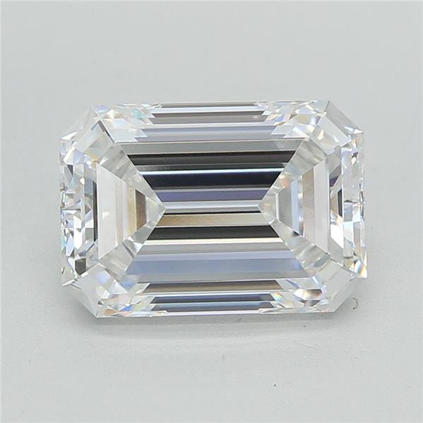 2.58ct E VS1 Rare Carat Ideal Cut Emerald Lab Grown Diamond