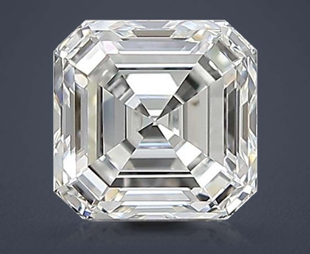 1.01ct G VS2 Excellent Cut Asscher Diamond