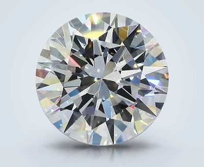 3.22ct E VVS2 Rare Carat Ideal Cut Round Diamond