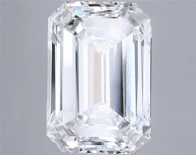 12.02ct F VS1 Rare Carat Ideal Cut Emerald Lab Grown Diamond