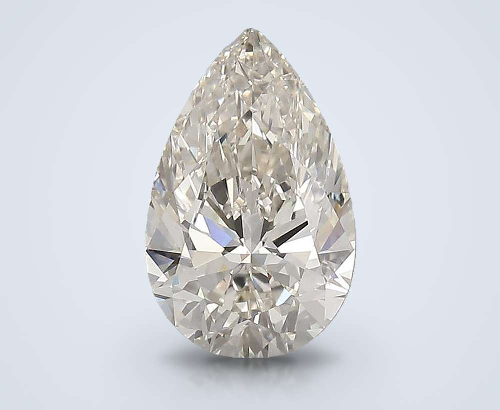 2.26ct K VVS1 Rare Carat Ideal Cut Pear Diamond