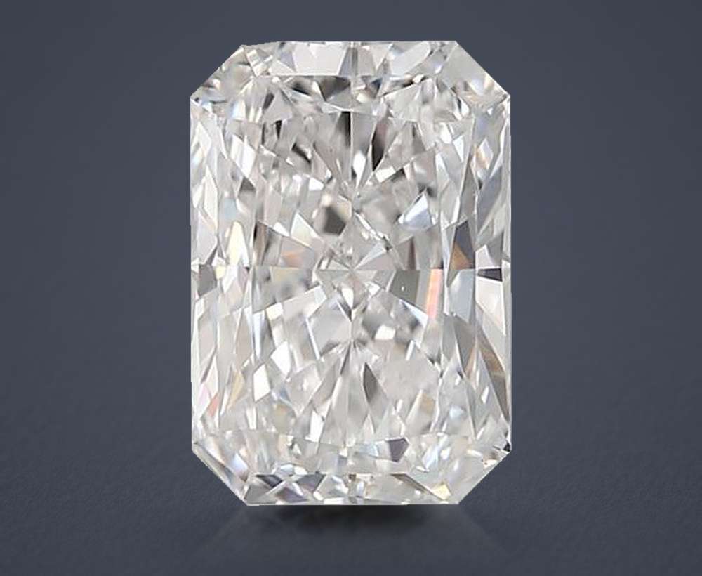 2.93ct D VS1 Rare Carat Ideal Cut Radiant Lab Grown Diamond