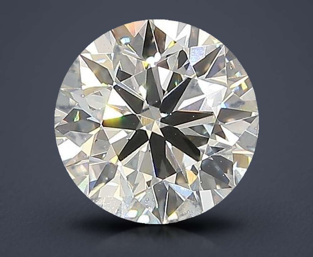 1.53ct I VVS2 Rare Carat Ideal Cut Round Lab Grown Diamond