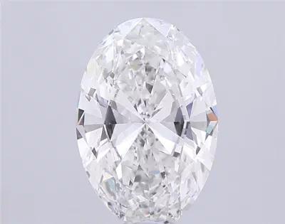 11.02ct F VS1 Rare Carat Ideal Cut Oval Lab Grown Diamond