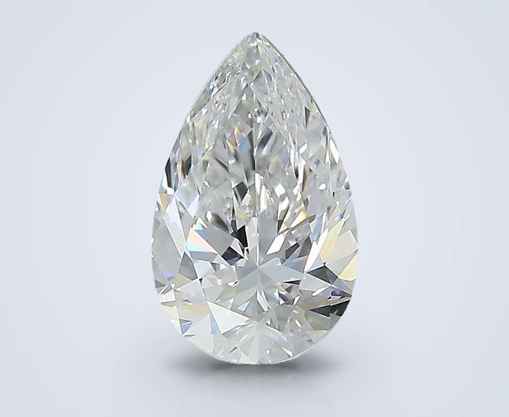 1.54ct D SI1 Rare Carat Ideal Cut Pear Lab Grown Diamond