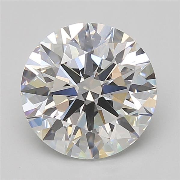 3.01ct D VS1 Rare Carat Ideal Cut Round Lab Grown Diamond