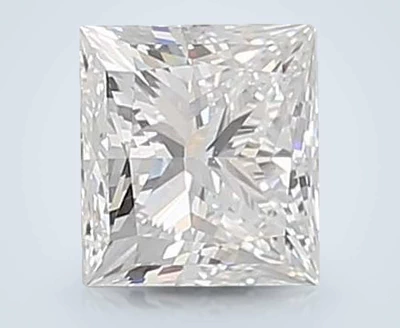 1.59ct D VVS2 Rare Carat Ideal Cut Princess Lab Grown Diamond