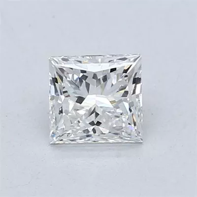 0.72ct D VS1 Rare Carat Ideal Cut Princess Lab Grown Diamond