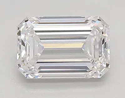 0.98ct E VVS1 Rare Carat Ideal Cut Emerald Lab Grown Diamond