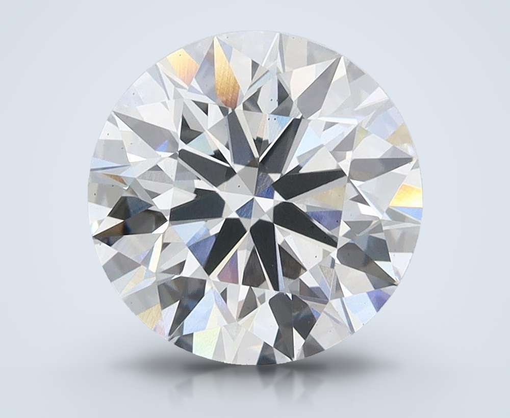 3.01ct E VS2 Rare Carat Ideal Cut Round Lab Grown Diamond