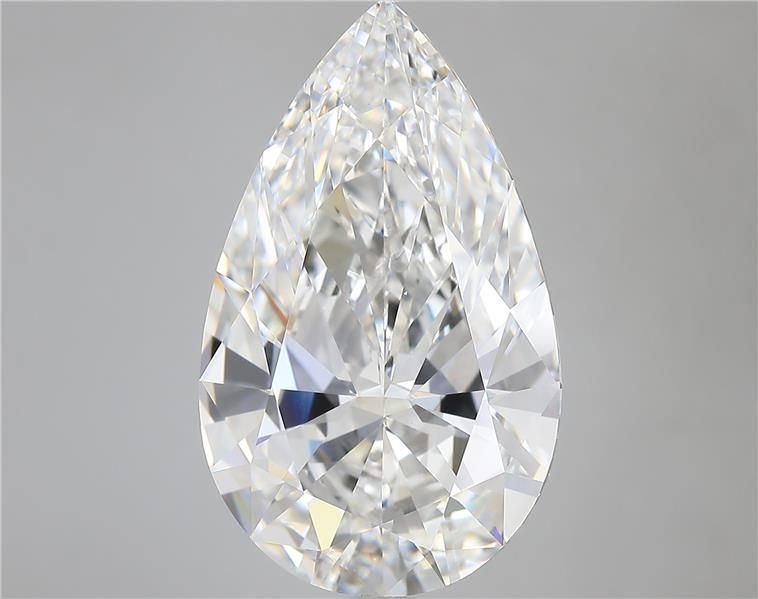 10.45ct F VVS2 Rare Carat Ideal Cut Pear Lab Grown Diamond