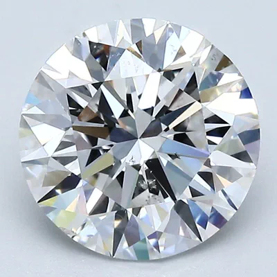 2.52ct E SI1 Rare Carat Ideal Cut Round Diamond