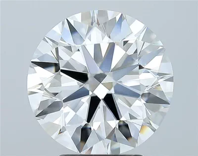 4.01ct F IF Rare Carat Ideal Cut Round Diamond