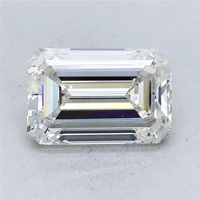 1.54ct H VVS2 Rare Carat Ideal Cut Emerald Lab Grown Diamond