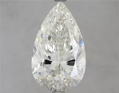 4.51ct I SI2 Rare Carat Ideal Cut Pear Diamond